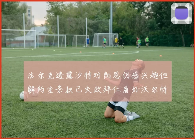 法尔克透露沙特对凯恩仍感兴趣但解约金条款已失效拜仁看好沃尔特马德